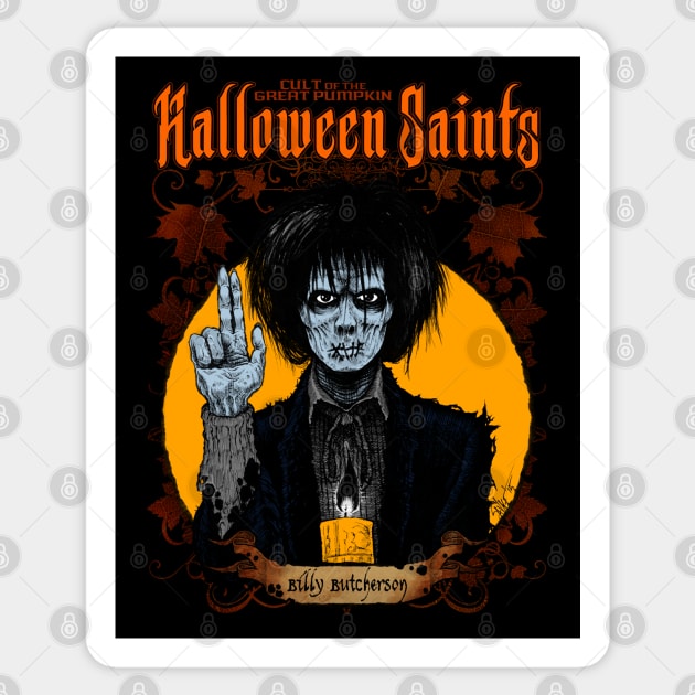 Halloween Saints: Billy Butcherson Sticker by Chad Savage